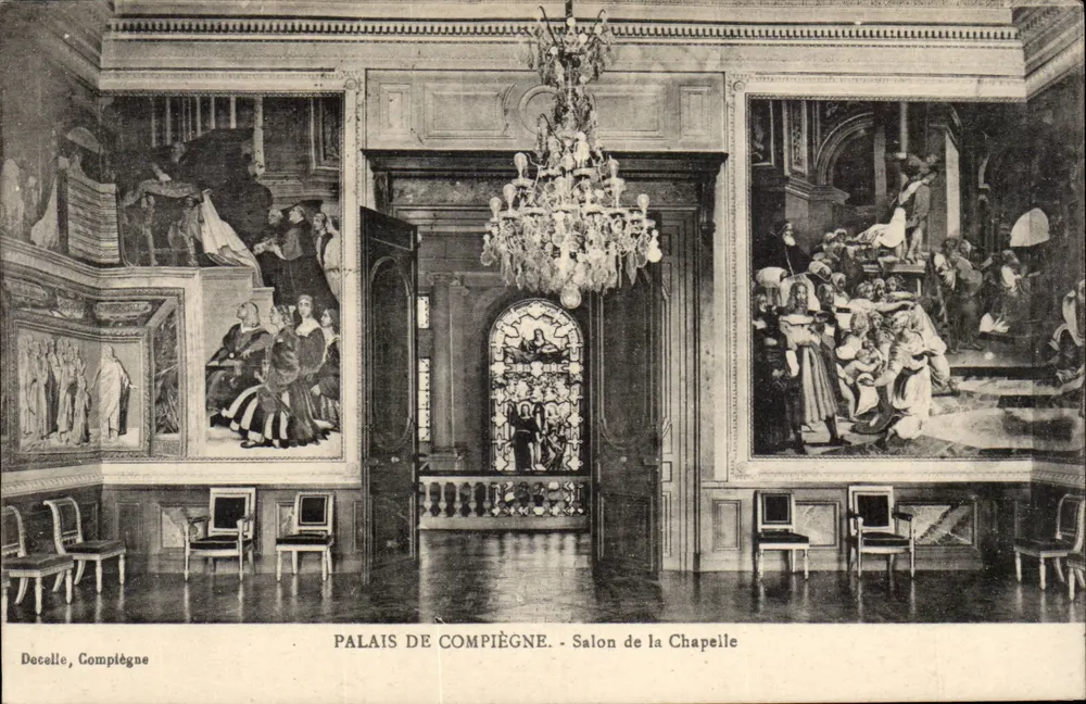 Paleis van Compiègne - Zaal van de Kapel — Decelle, Compiègne - Voorkant