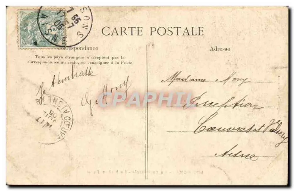 Soissons — A Catedral — O Altar-Mestre - Verso