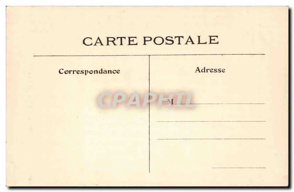 Parijs — Het Hotel de Sens — L. J & C°, uitgever, Augouaéne-Paris - Achterkant