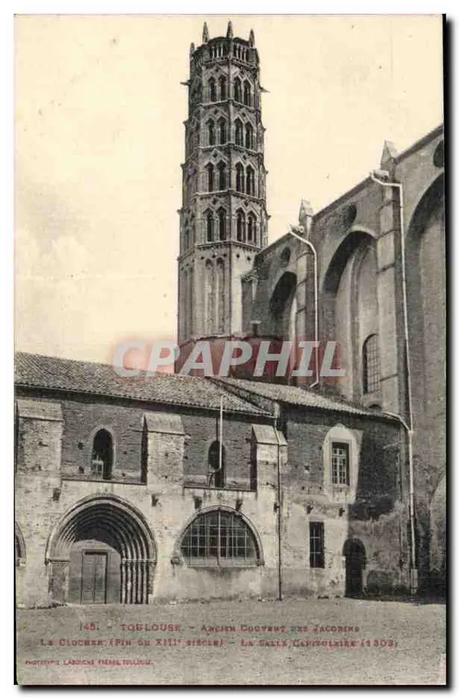 Toulouse - Antigo Claustro dos Jacobinos - A Sala Capitular (1303) - Frente