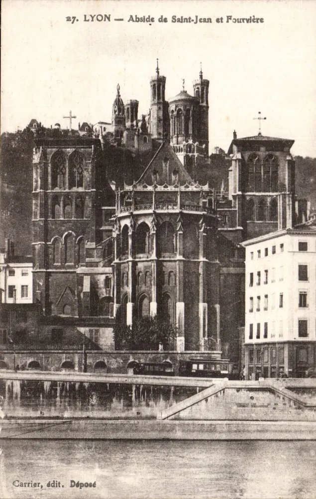 LYON — Abside de Saint-Jean e Fourvière - Frente