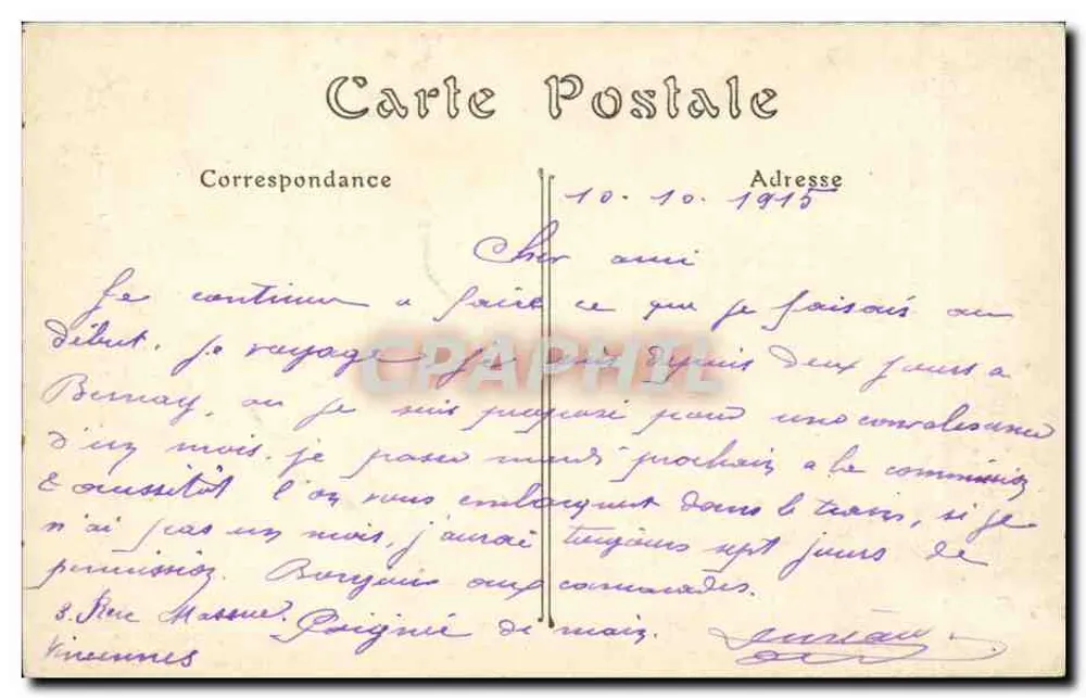 Bernay — Antiga Abadia. Nef — ND. Fot. - Verso