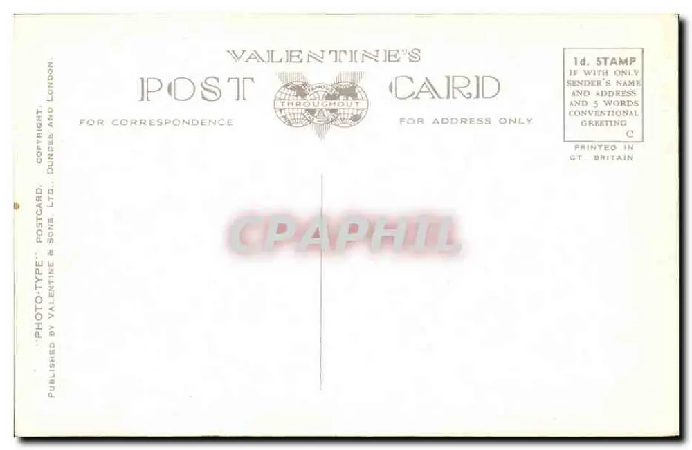 South Pier, Blackpool — Ansicht des Kai und der Straßenbahn — Valentine's Postcard Ltd, n° H383 - Rückseite