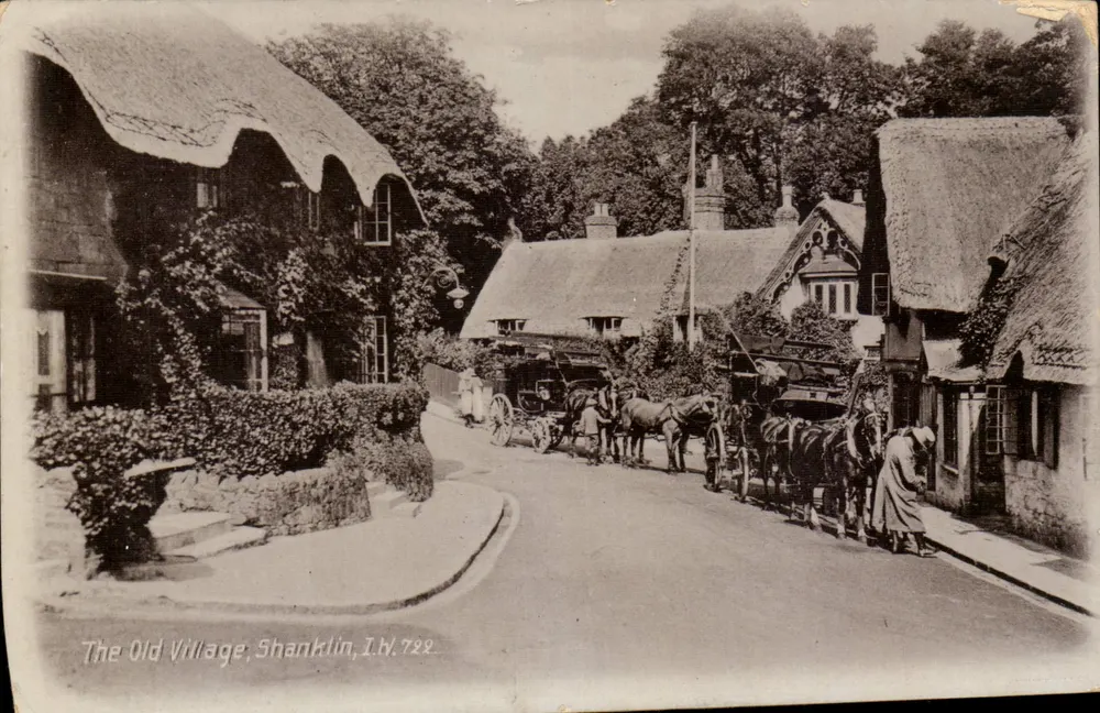 Das alte Dorf: Shanklin, I.W. 722 — J. Welch & Sons, Portsmouth - Vorderseite