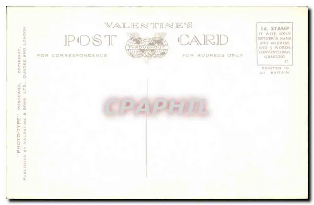 Rockery Promenade, N.S. Blackpool — G.1152 — Valentine's Postcard - Rückseite