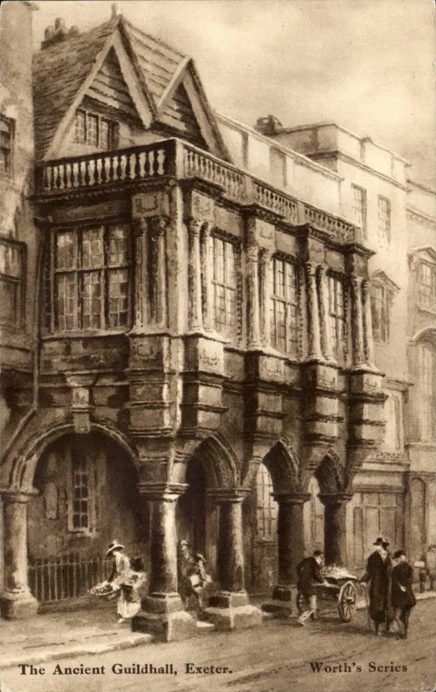 A Velha Guildhall, Exeter — Série Worth's - Frente