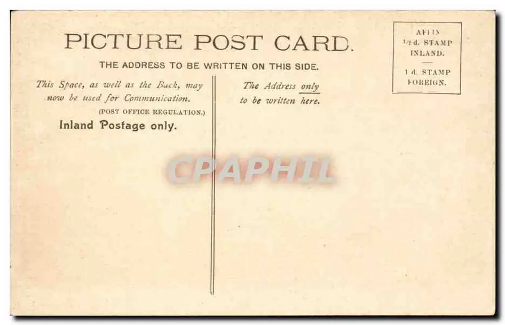 Langley Castle und Tynedale — farbig gestaltete Ansichtskarte — unbekannter Verlag, Nr. 20995 - Rückseite