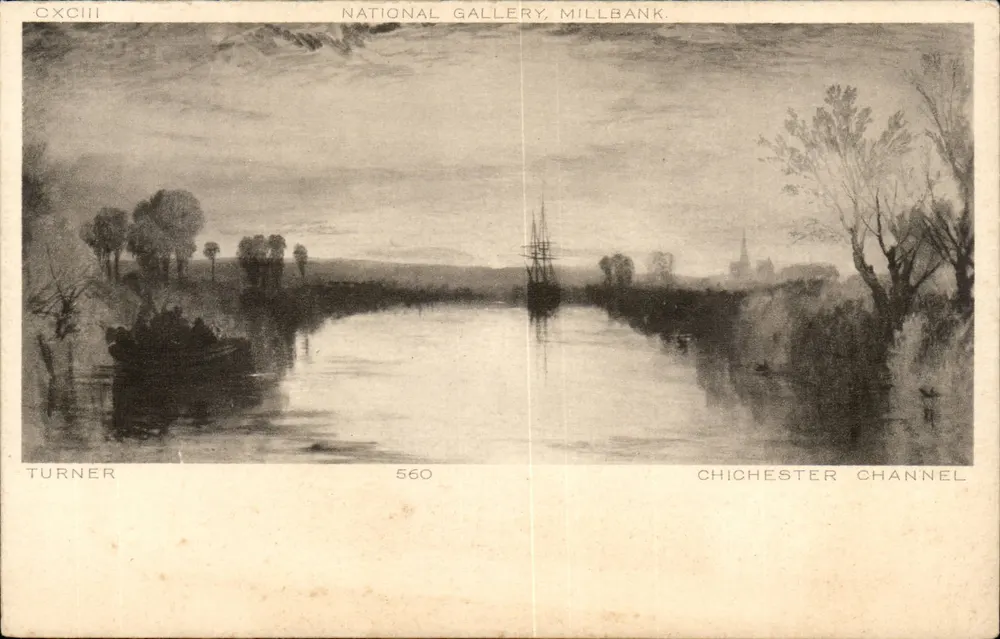Chichester Channel — Ansicht der National Gallery, Millbank — Turner-Ausgabe, Nr. 560 - Vorderseite