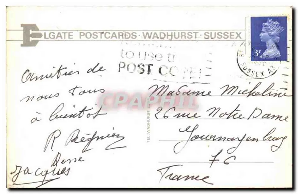 Aquarium und Madeira Drive, Brighton — Sussex — Verlag Elgate Postcards, n° ET.476 - Rückseite