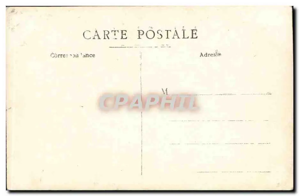 Soldado em uniforme — posando diante de um veículo — cartão postal romeno - Verso