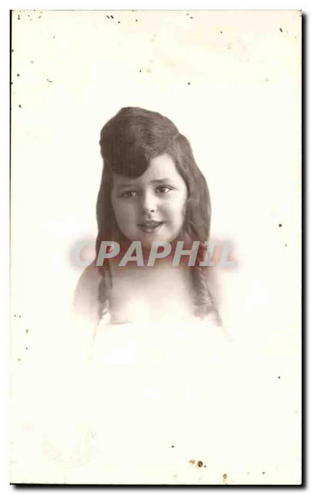 Junge Frau — Portrait — Anonyme Karteikarte - Vorderseite
