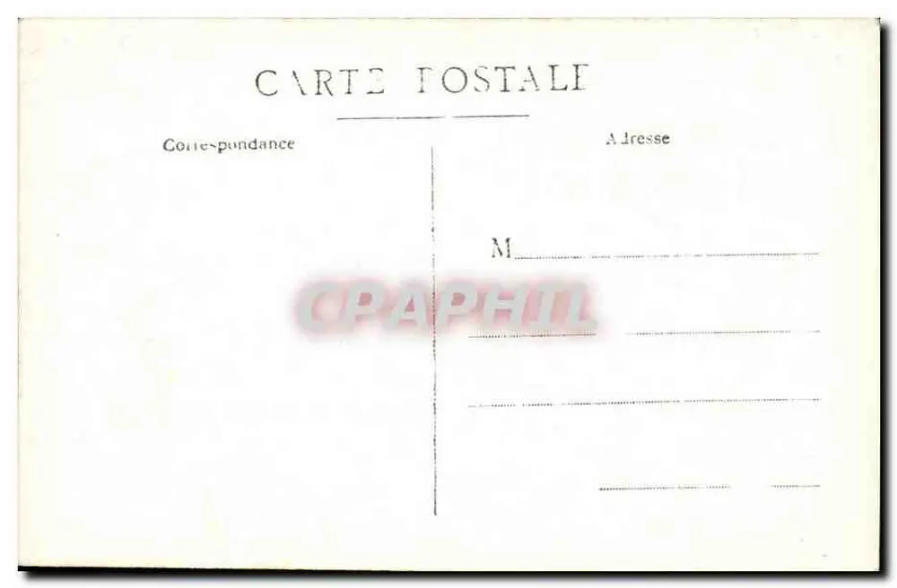 Jovem mulher com casaco — diante de uma árvore — Carta postal italiana - Verso