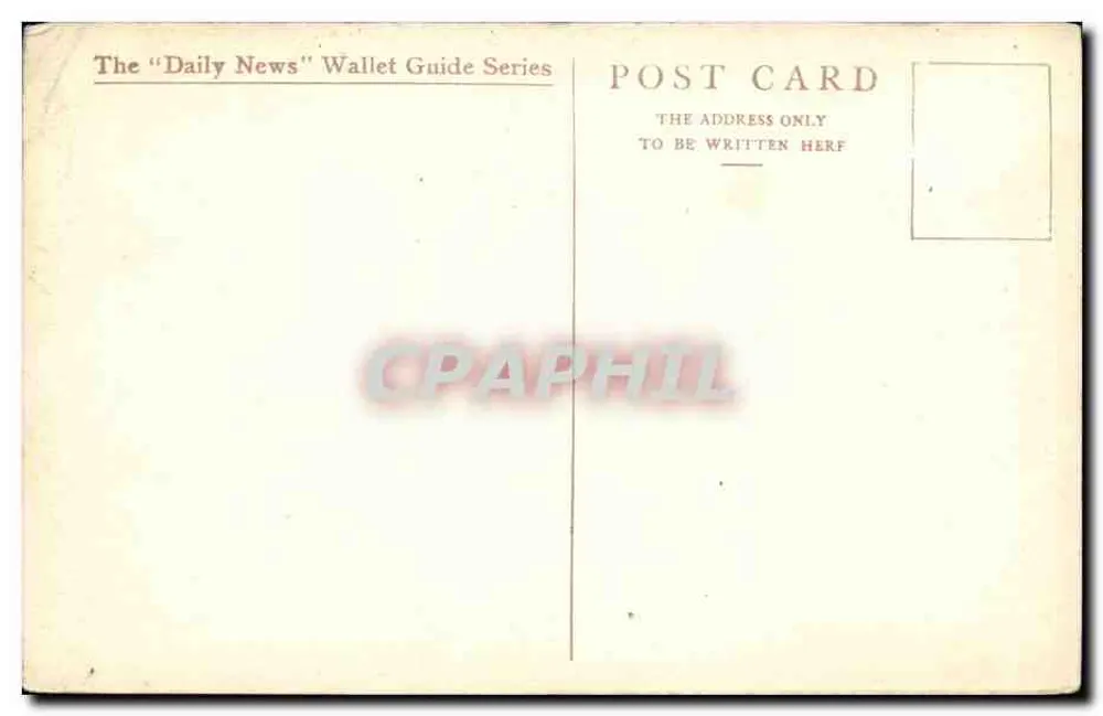 Old Curiosity Shop, London — immortalisiert von Charles Dickens — Verlag The 'Daily News' Wallet Guide Series - Rückseite