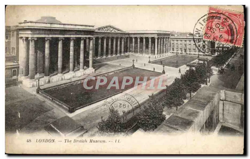 LONDON — Das British Museum — Die französische Buchhandlung, 50 Strand, London - Vorderseite