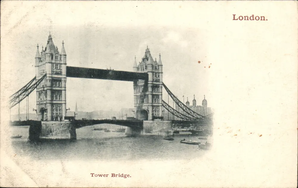 Puente de la Torre — Londres — editor desconocido, número de serie no visible - Anverso