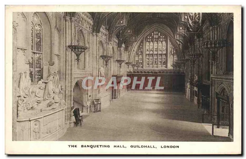 Banquet Hall, Guildhall, London — Serie The Guildhall Series — Verlag Tollitt & Harvey, Ltd. - Vorderseite