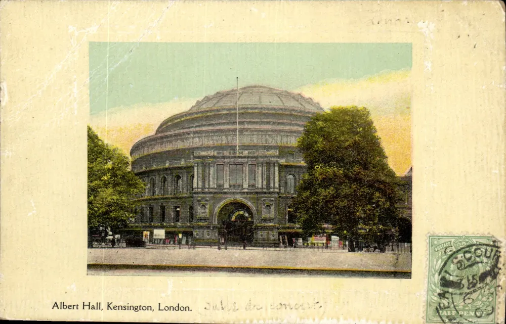 Albert Hall, Kensington, London — Konzertsaal — unbekannter Verleger, Seriennummer nicht sichtbar - Vorderseite
