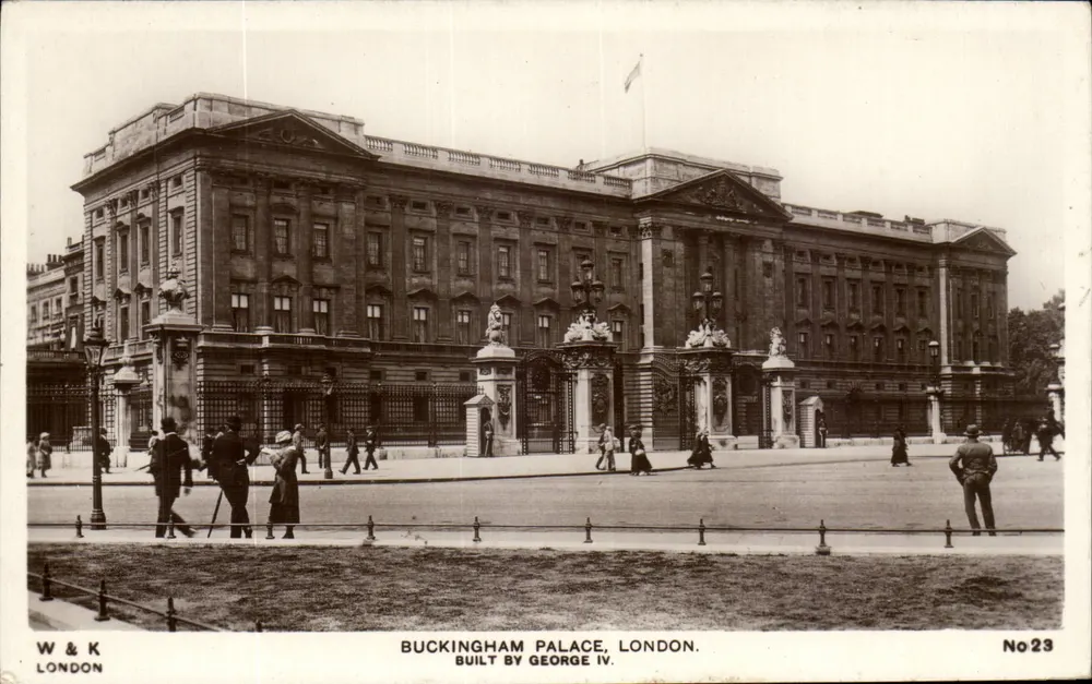 Buckingham Palace, London — gebaut von George IV — W & K, Nr. 23 - Vorderseite