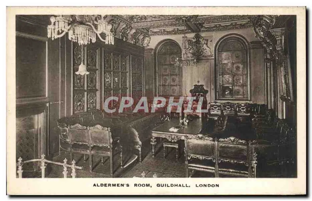 Halle der Aldermen, Guildhall, London — Serie The Guildhall Series, veröffentlicht von Tollitt & Harvey Ltd. - Vorderseite