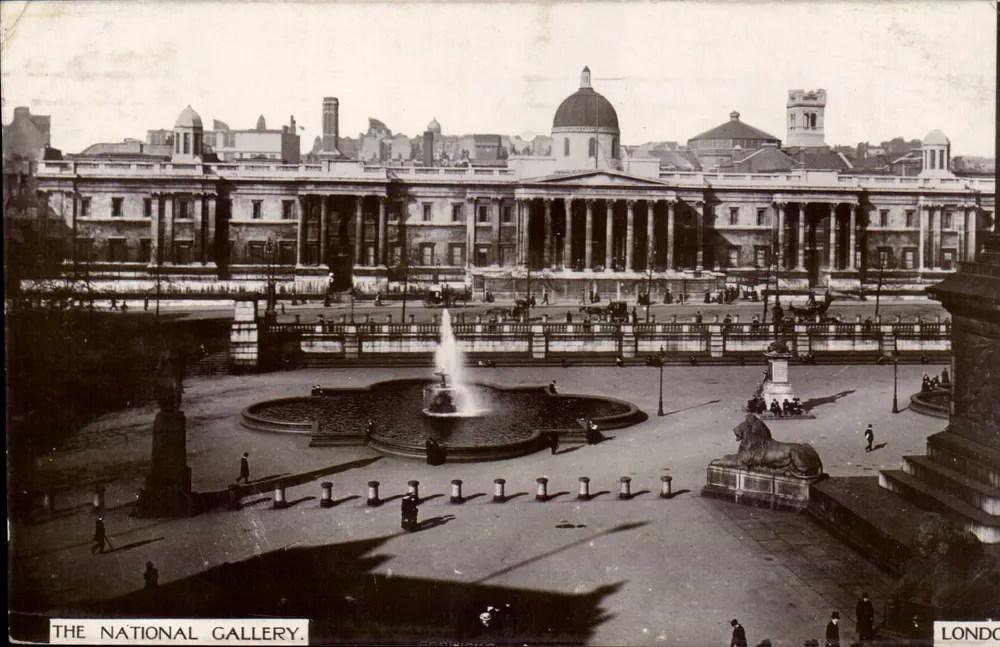 Die National Gallery — London — unbekannter Verlag, Seriennummer nicht sichtbar - Vorderseite