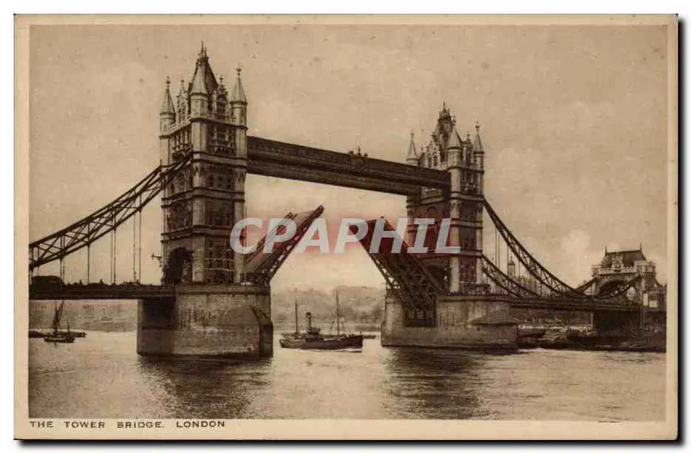 Tower Bridge — London — H. Heskett, Seriennummer nicht sichtbar - Vorderseite