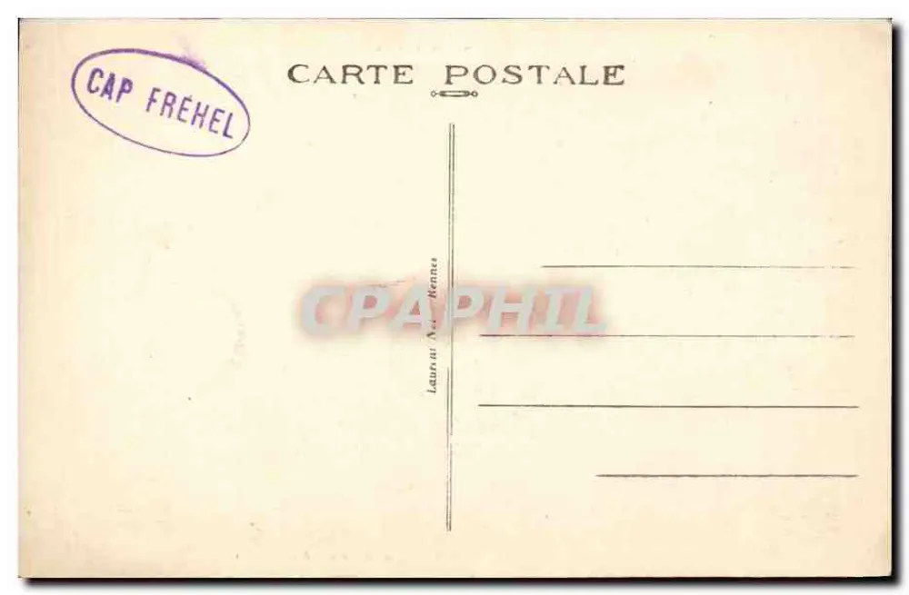 Costa da Esmeralda — O Cabo Fréhel — A Ponta Extrema — série 888 - Verso