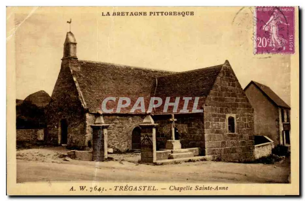 Trégastel — Chapelle Sainte-Anne — La Bretagne pittoresque - Frente