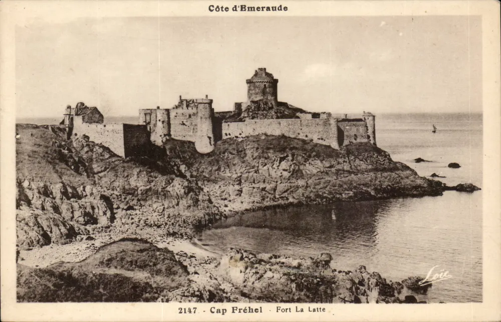 Cap Fréhel — Fort La Latte — Wybrzeże Emeraude — wydawca Loïe, nr 2147 - Awers