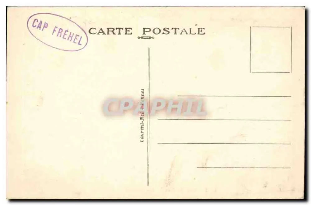 Cap Fréhel — Die Klippen (La Fauconnière) — Laurent-Nettencennes - Rückseite