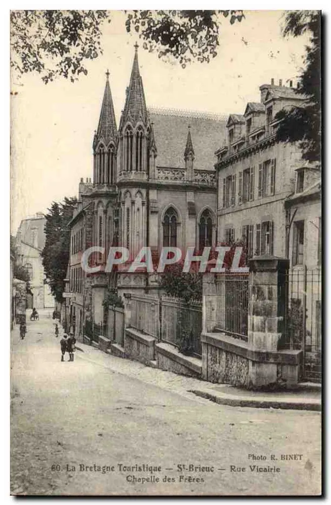 St-Brieuc — Kapelle der Brüder — Rue Vicairie — Foto R. BINET - Vorderseite