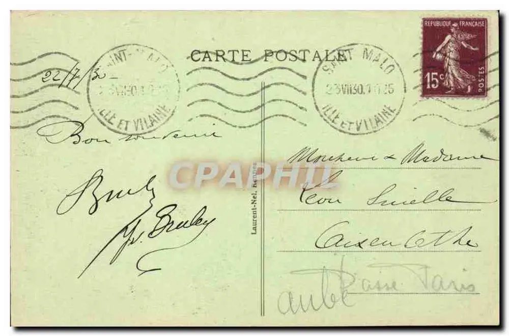 St-Malo - La Digne - Alba Hotel — Costa de Esmeralda, praia e promenade - Verso