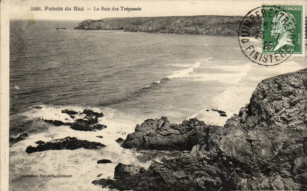 Ponta do Raz — Baía dos Falecidos — Coleção Villard, Quimper - Frente