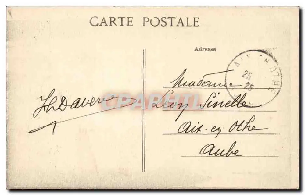 Ponta do Raz — Baía dos Falecidos — Coleção Villard, Quimper - Verso