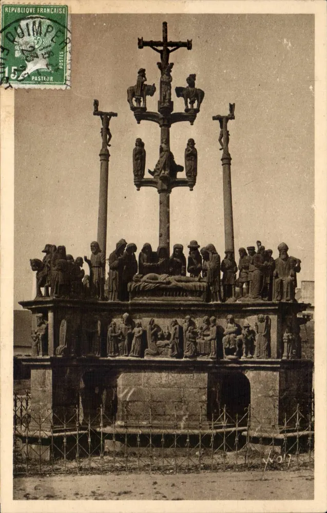 Der Calvarienberg (1602) — Plougastel-Daoulas (Finistère), östlicher Teil — Éditions d'Art YVC, Paris - Vorderseite