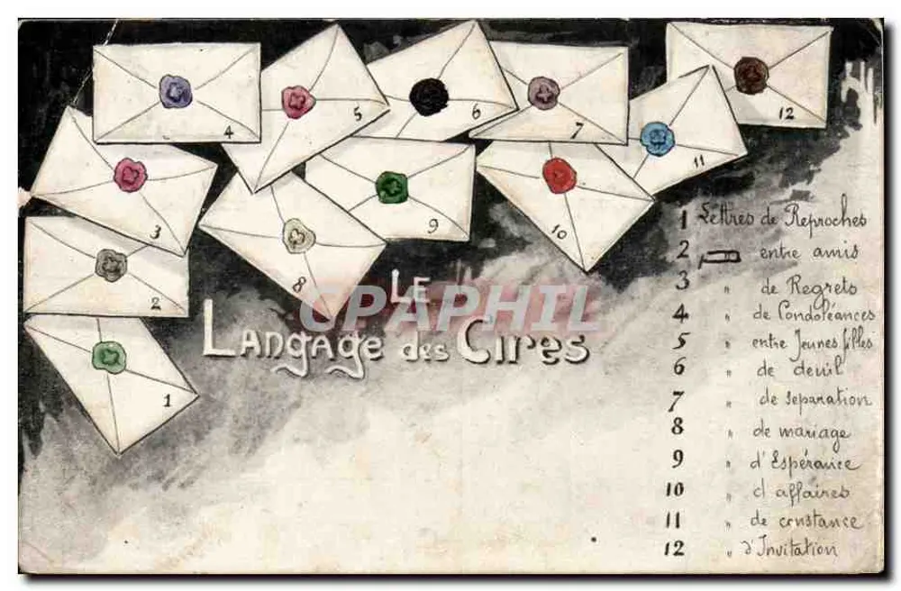 Langage des Cires — Lettres de Reproches entre amis - Recto