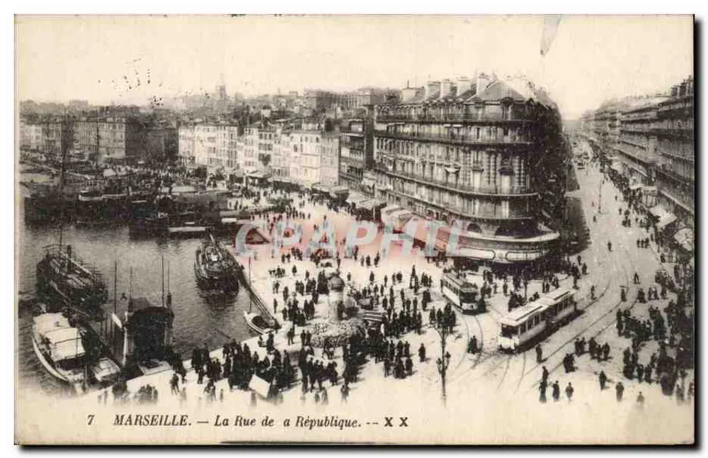 Marseille — A Rue de la République — n°7 - Frente