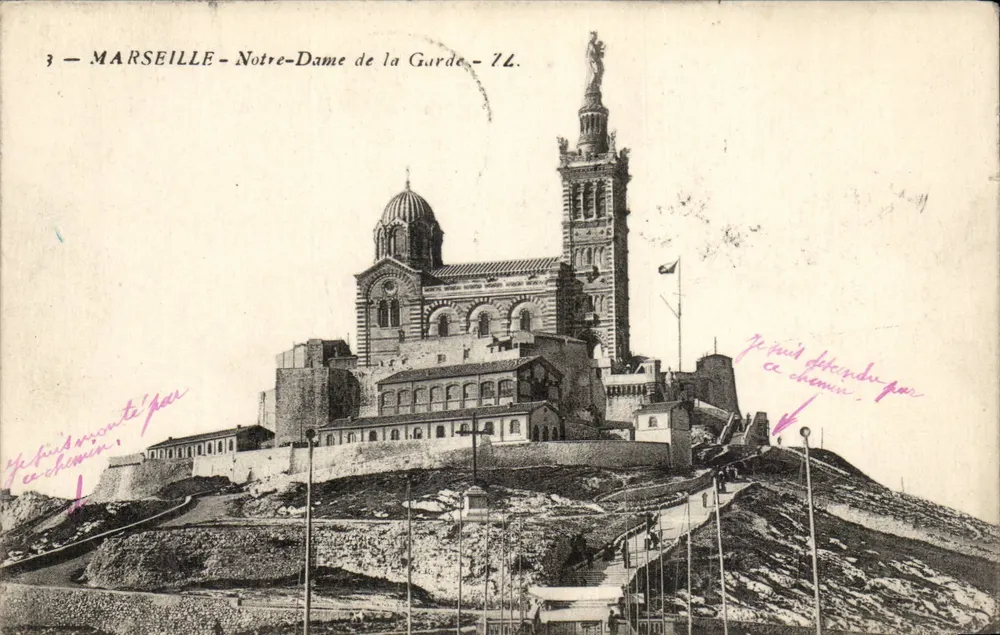 MARSEILLE - Nossa Senhora da Guarda - 7L. - Frente