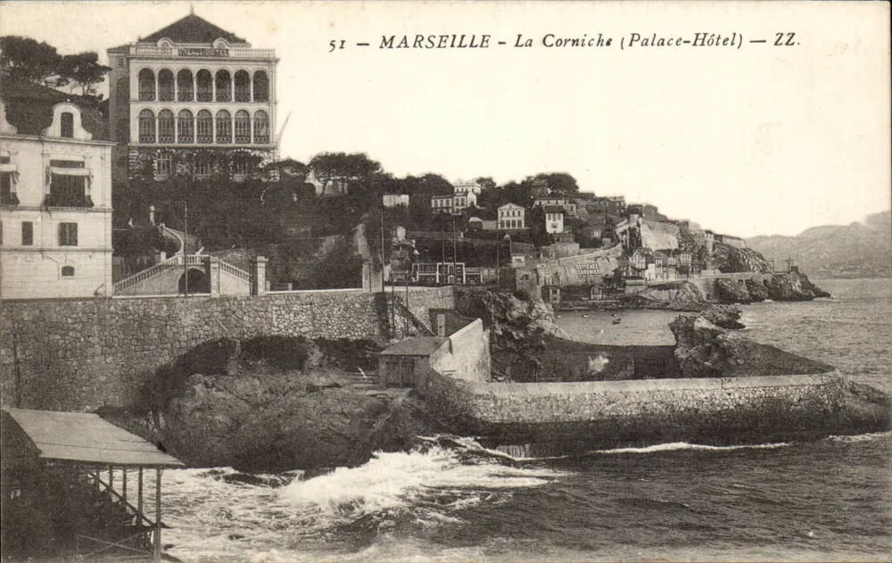 Marseille - A Corniche (Palace-Hôtel) — ZZ. — n°51 - Frente