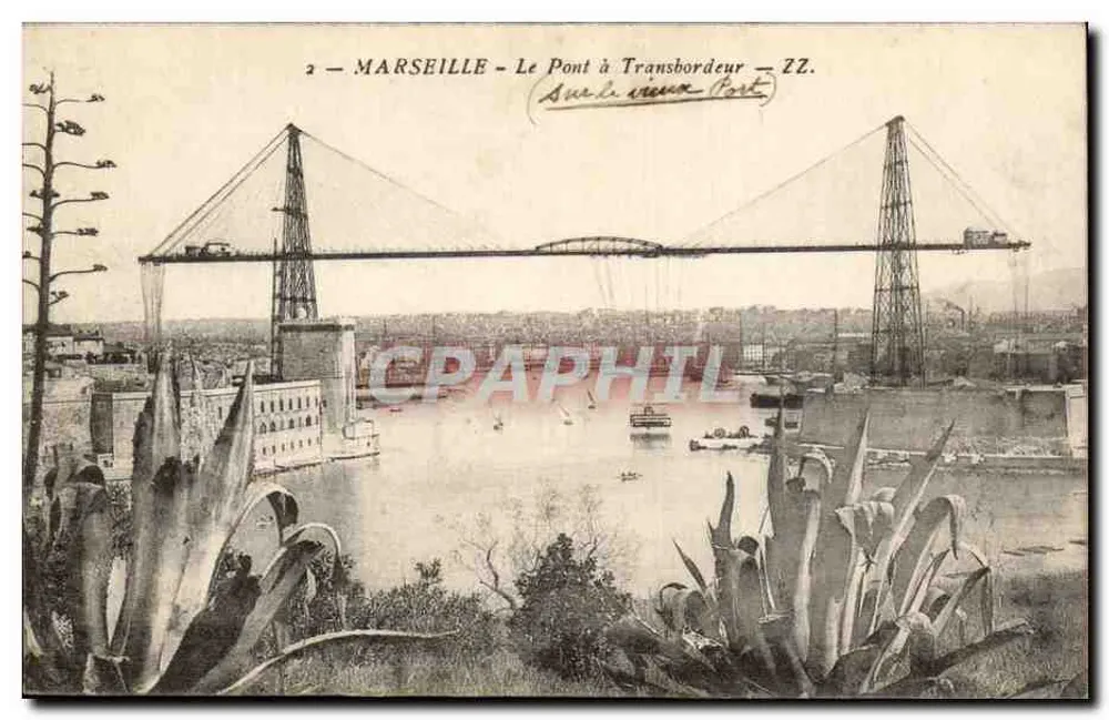 MARSEILLE - O Ponte de Transbordo — ZZ. Sobre o Velho Porto - Frente