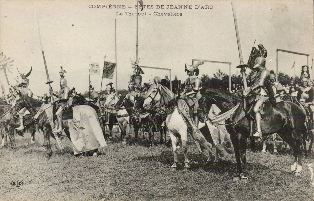 Compiègne — Feste von Jeanne d'Arc — Das Turnier — Ritter - Vorderseite