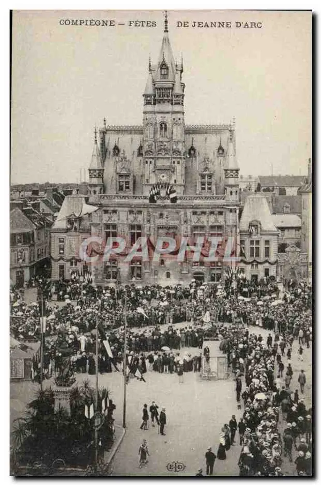 Compiègne — Festa em Honra de Joana d'Arc — Editor E.D. - Frente