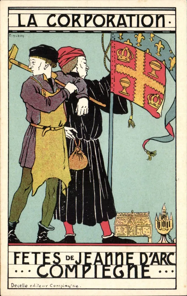 Feste von Jeanne d'Arc — Compiegne — Decelle Verlag Compiegne - Vorderseite