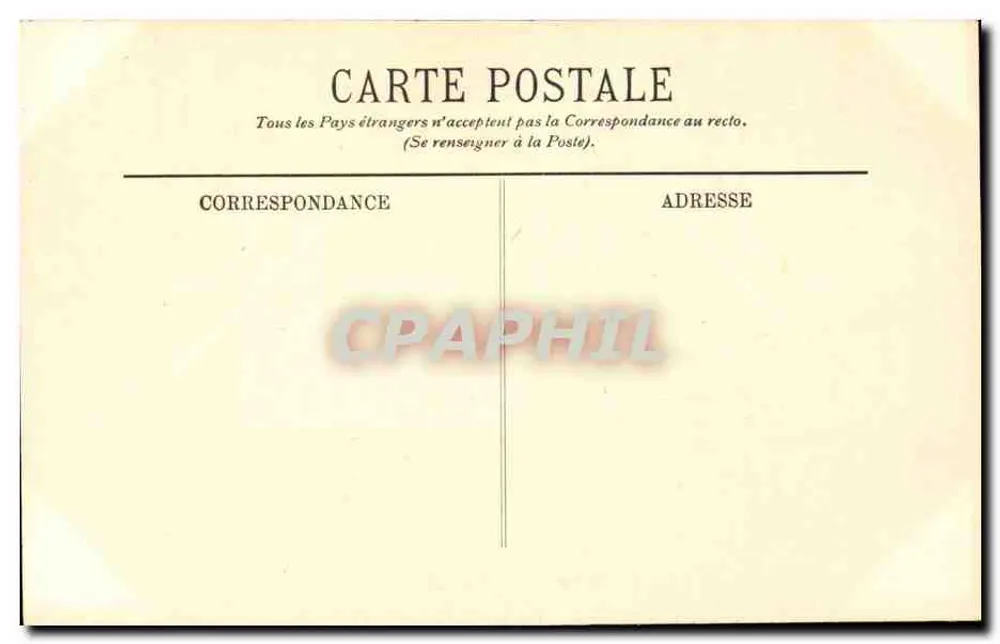 Auvergne — Alte Bauernfrau — LL. - Rückseite