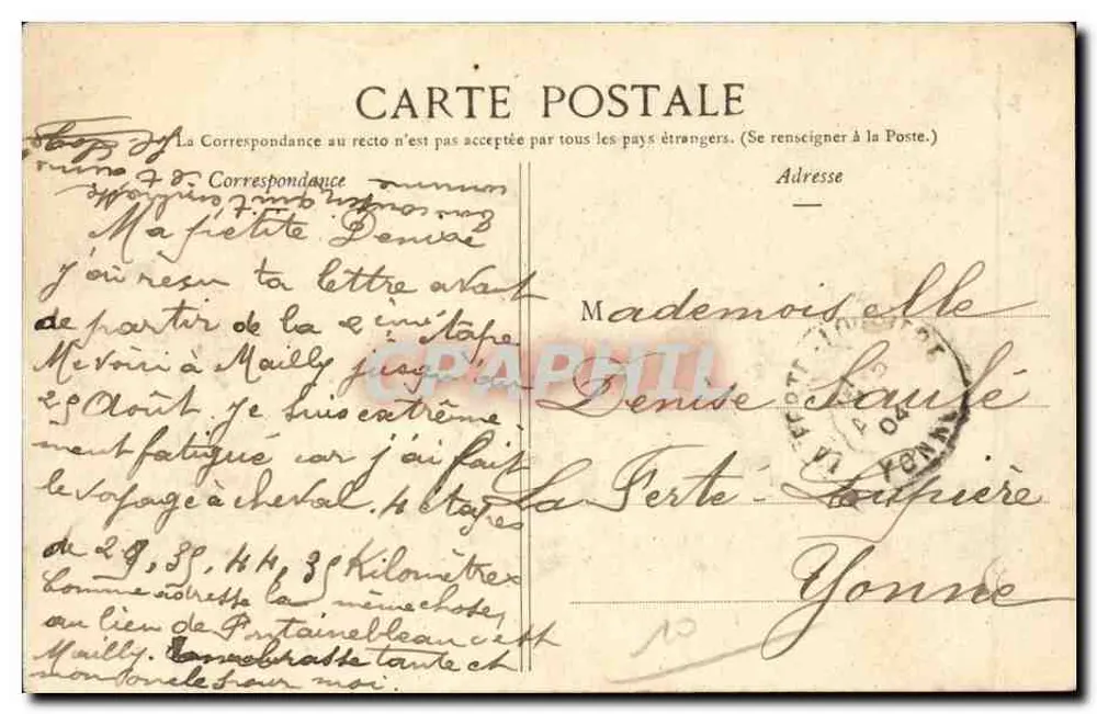 Camp de Mailly — Waschhäuser und Küchen — Librairie Militaire Guérin, Mourmelon - Rückseite