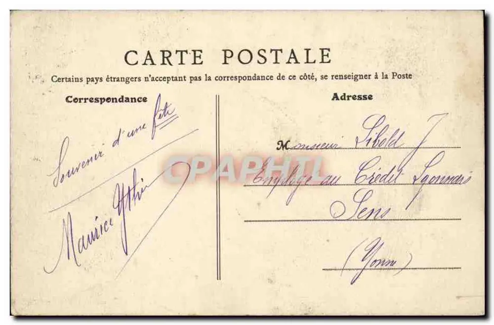 Campo di Mailly - Vista generale — Bazar Militaire A. Niepce - Verso