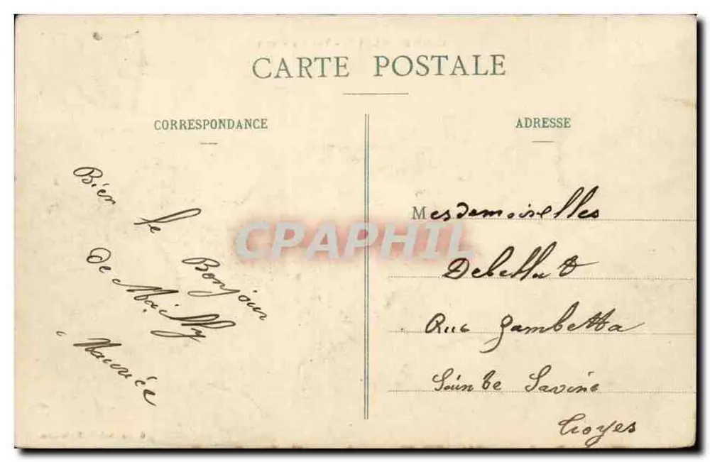 Camp de Mailly — Ansicht der Zelte — G. Marchal, Maîlly-le-Camp - Rückseite