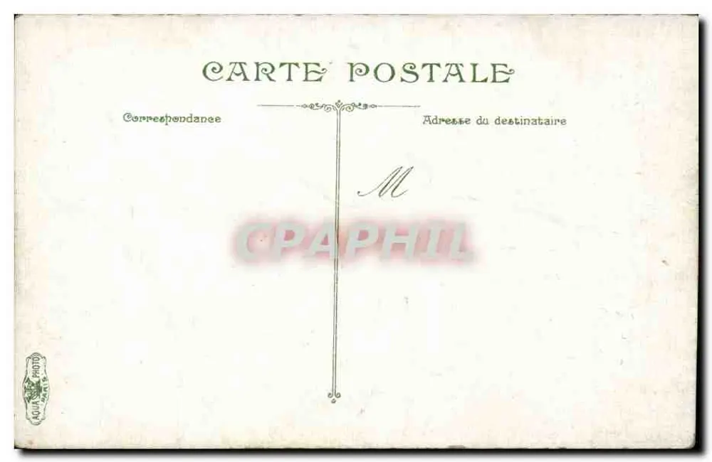 Paryż - Most Alexandre III — widok mostu z łódkami — wydawca nieznany, nr serii 62 - Rewers