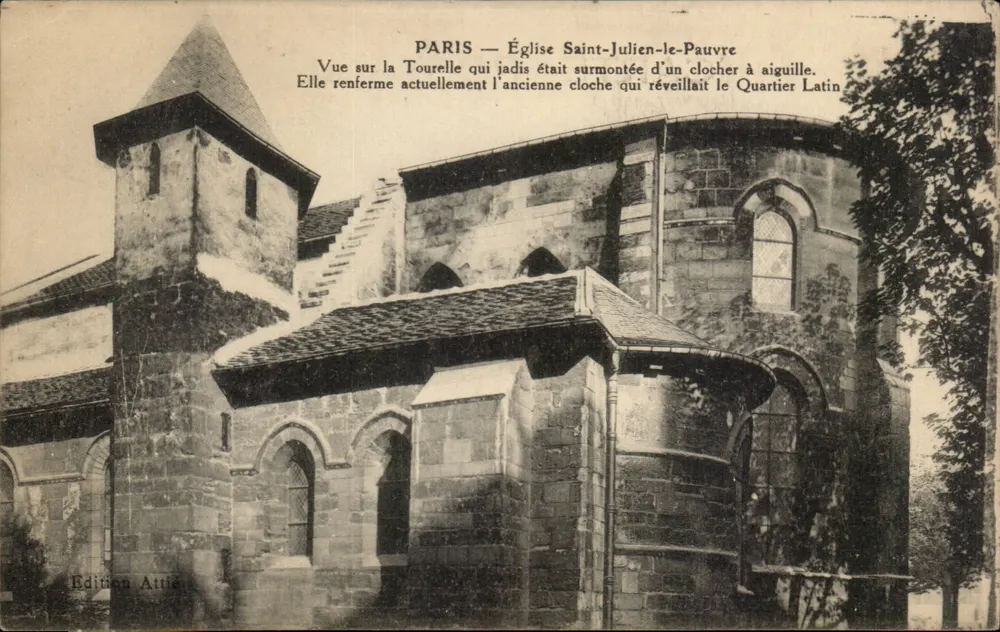 Paris — Kirche Saint-Julien-le-Pauvre — Edition Attié - Vorderseite