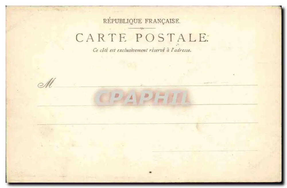 Weltausstellung 1900 — Esplanade des Invalides — Seite der Rue Fabert — Verleger P. S. à D. Erla 463 - Rückseite