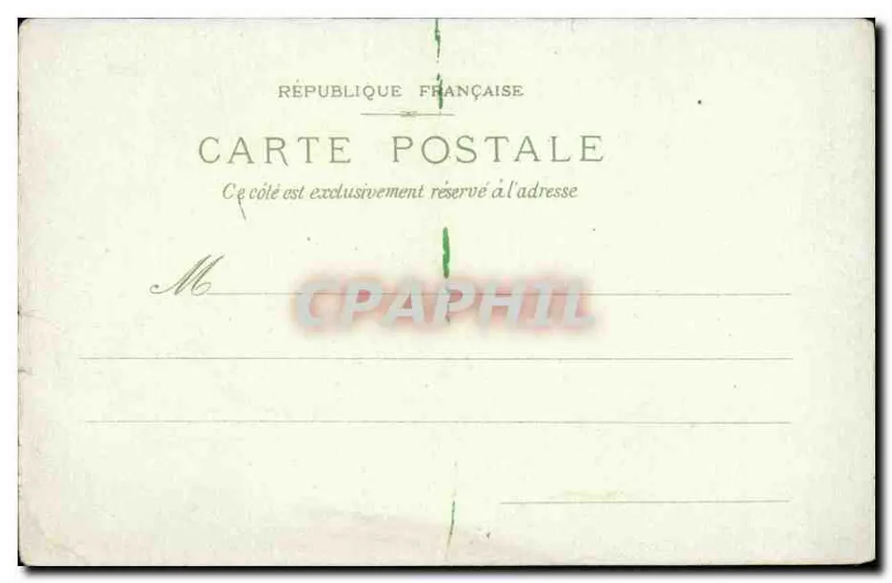 Palast Deutschlands — Ausstellung 1900 — Paris - Rückseite
